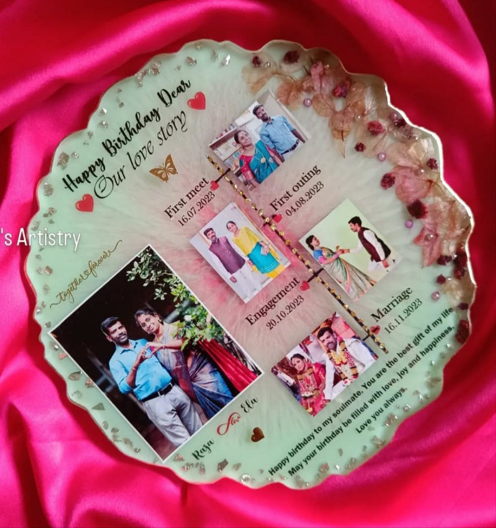 Customized - Timeline memory frame - 8 inch