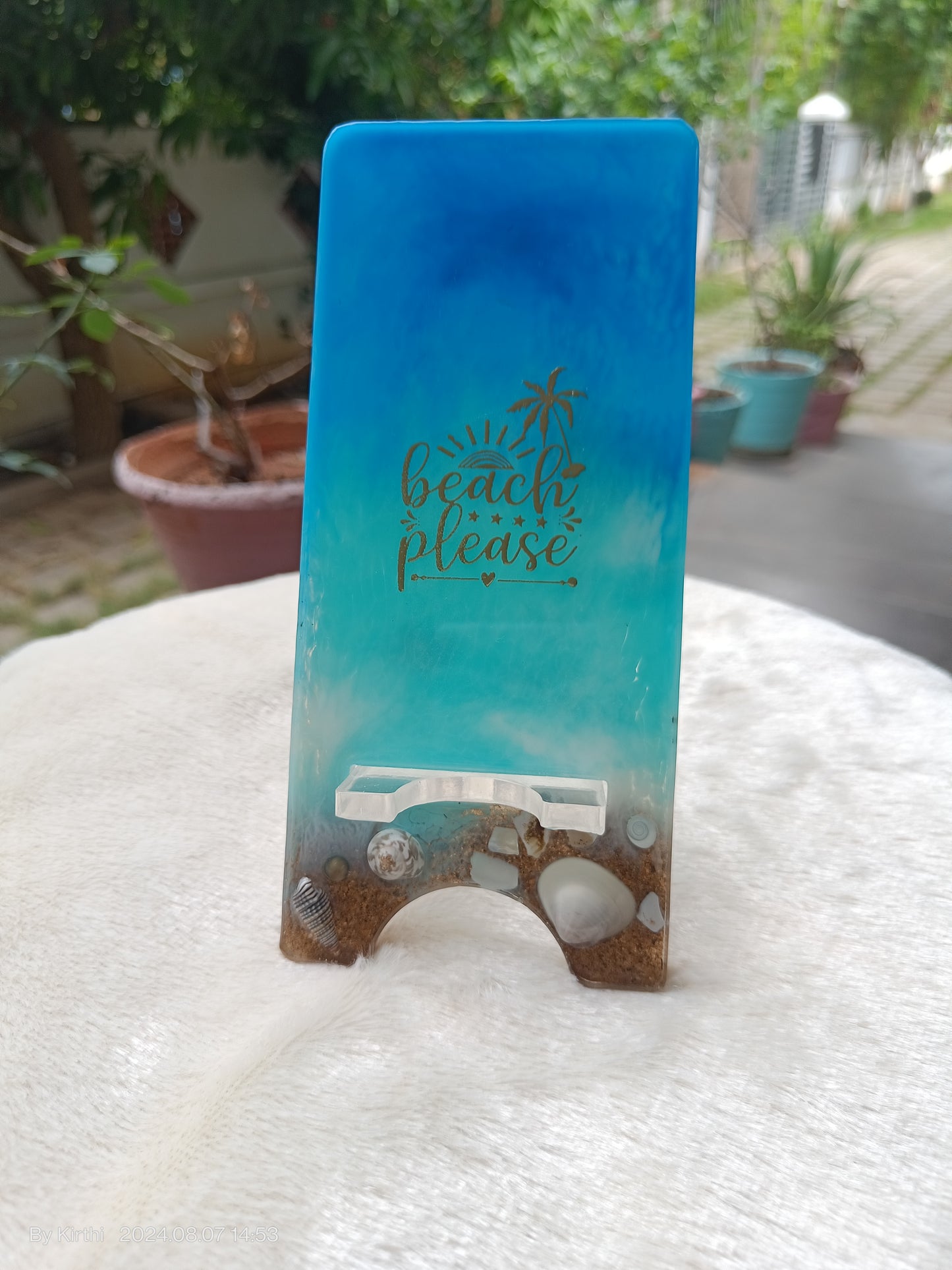 Beach themed Mobile stand