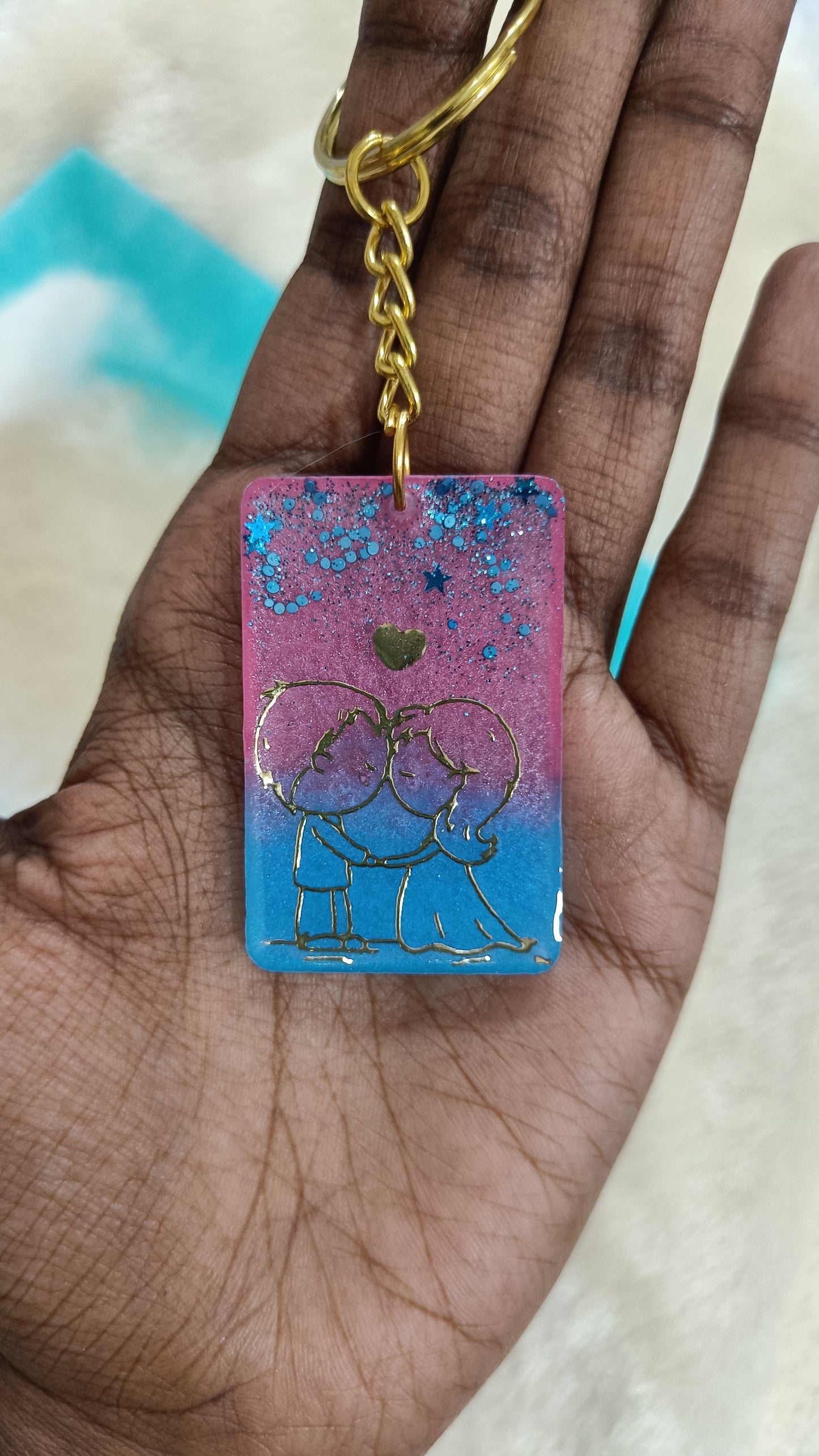 Keychain - couple keychain