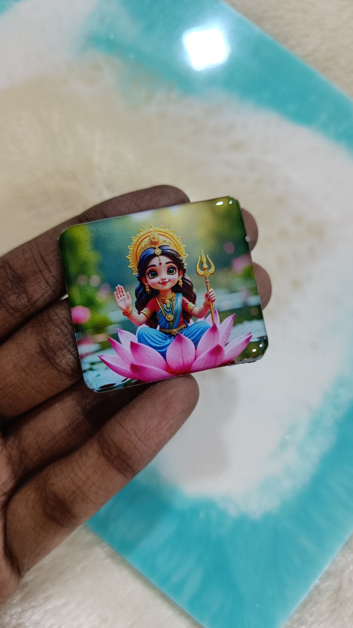 Fridge magnet - Adi Lakshmi