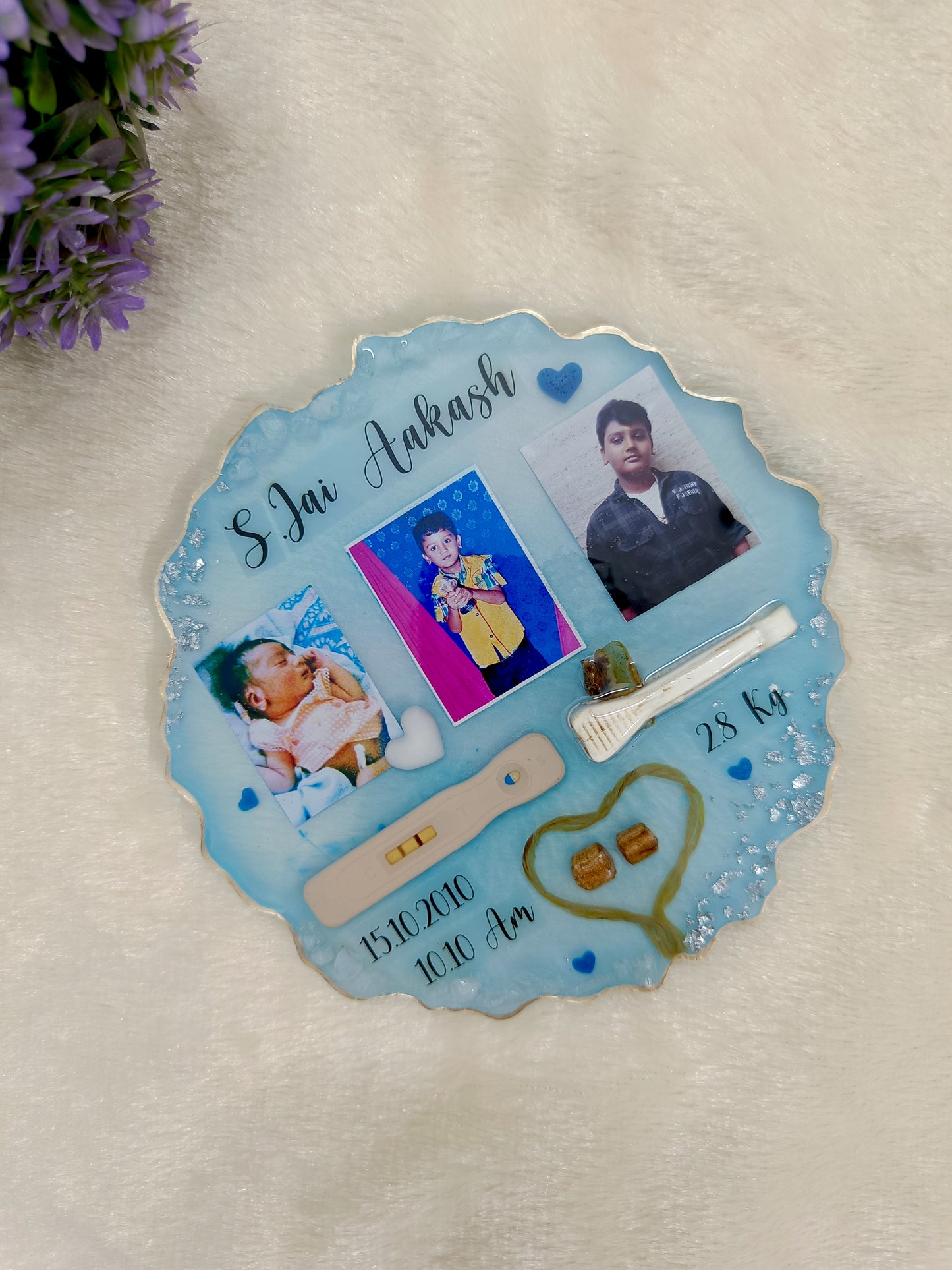 Customized Baby keepsake - 6 inch/8 inch