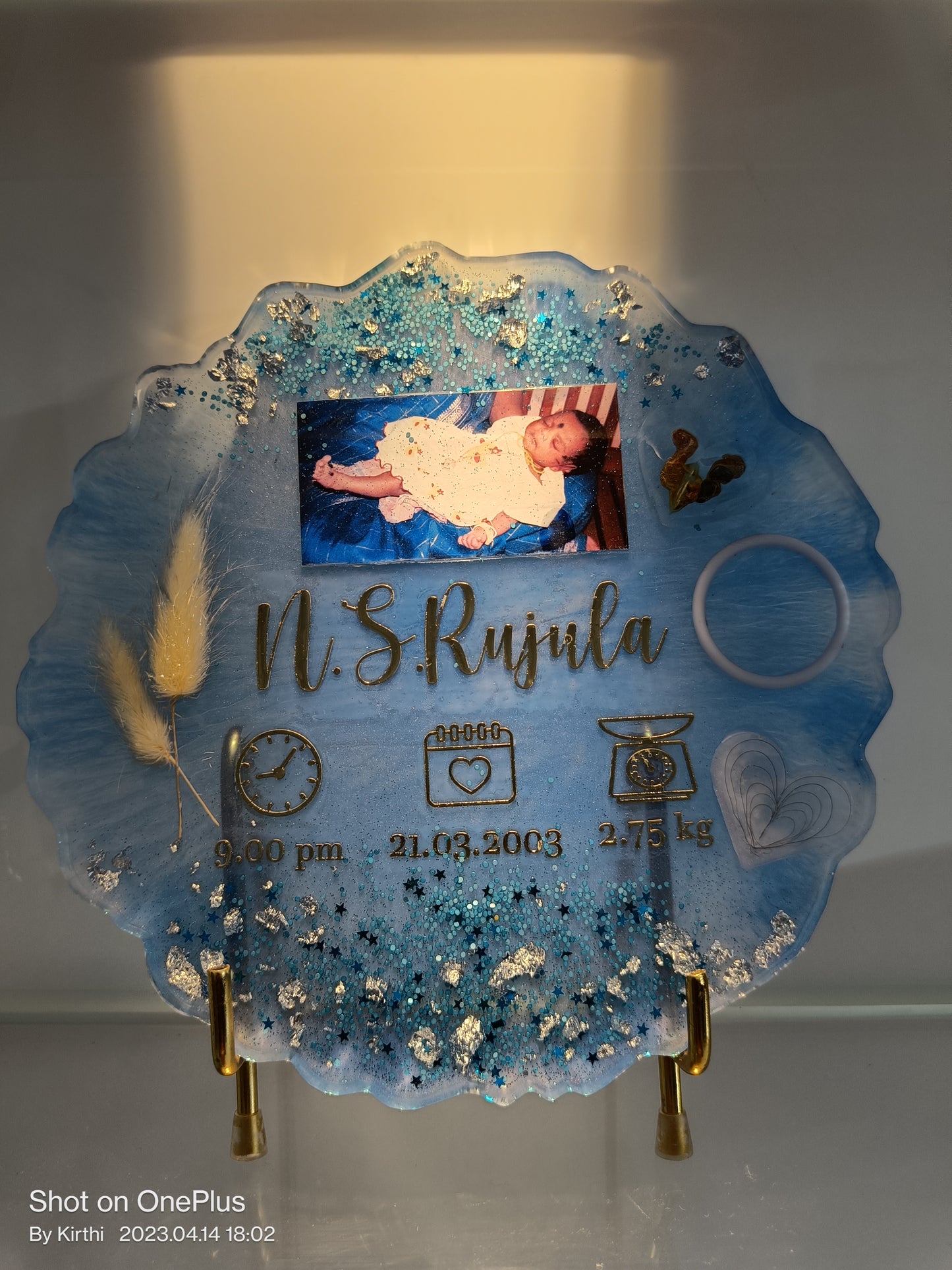 Customized Baby keepsake - 6 inch/8 inch