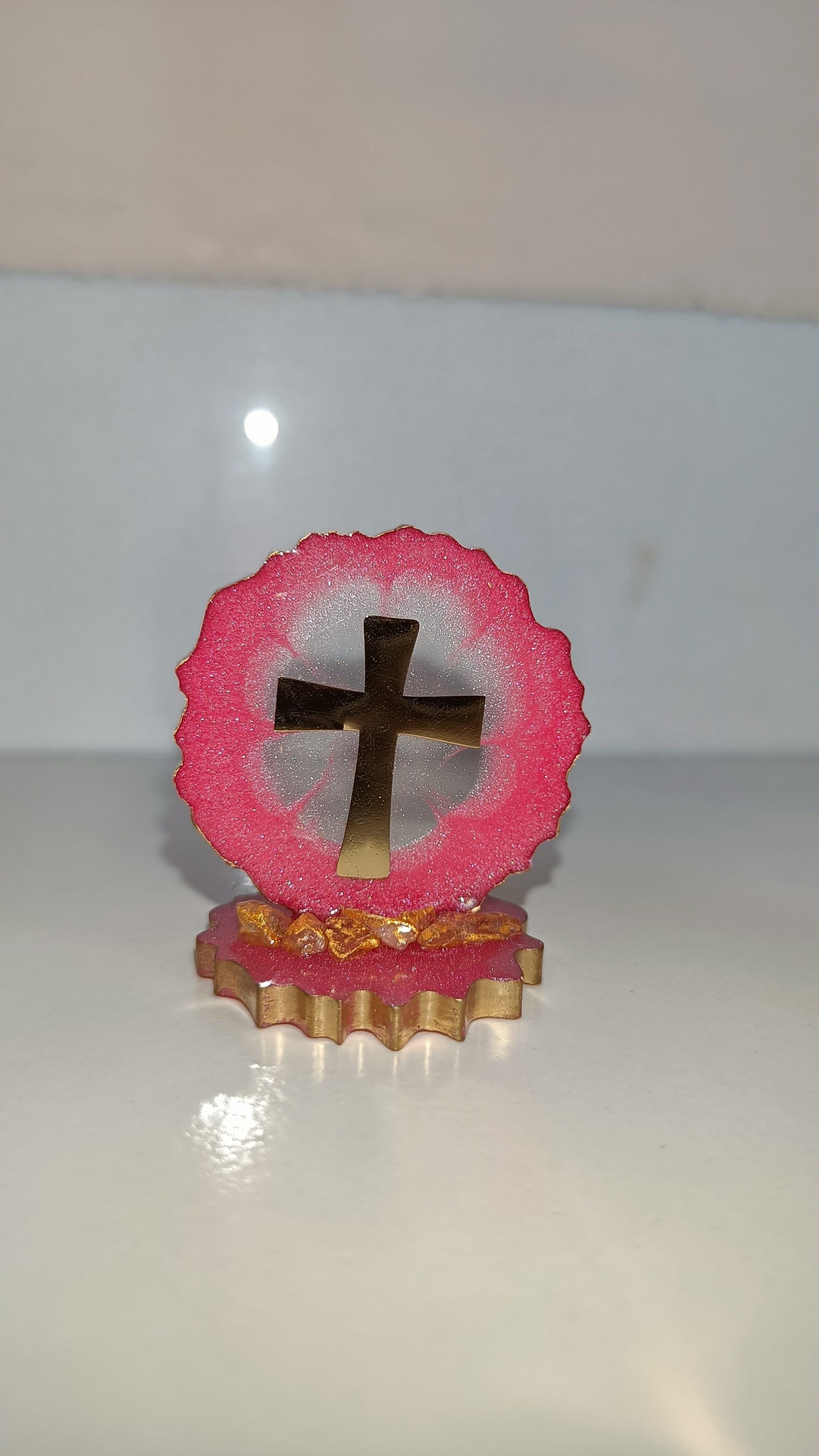 Car dashboard decor - Cross