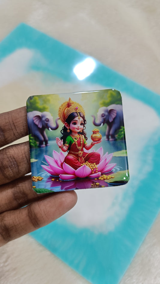 Fridge magnet - Gajalakshmi
