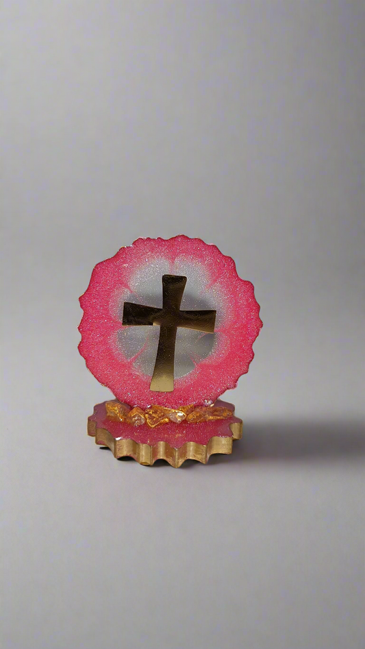 Car dashboard decor - Cross