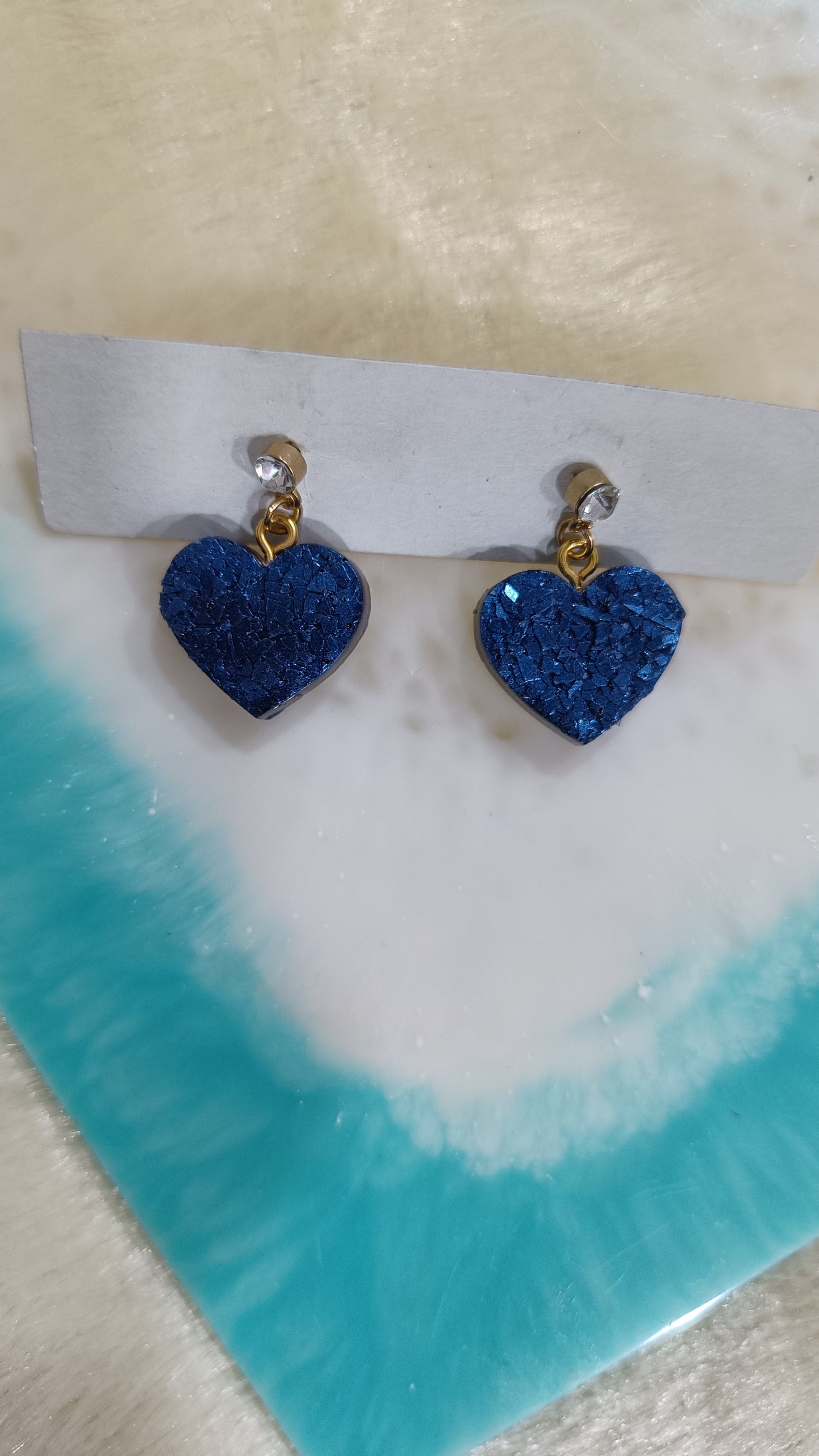 Jewellery - crystal resin earrings