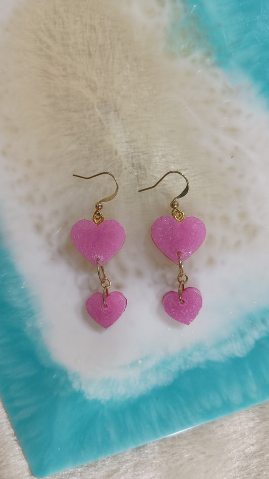 Jewellery - crystal resin earrings