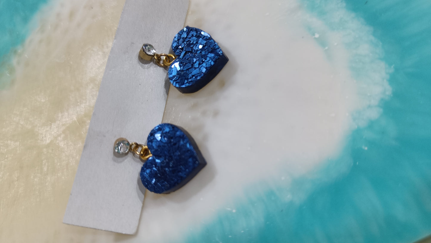 Jewellery - crystal resin earrings